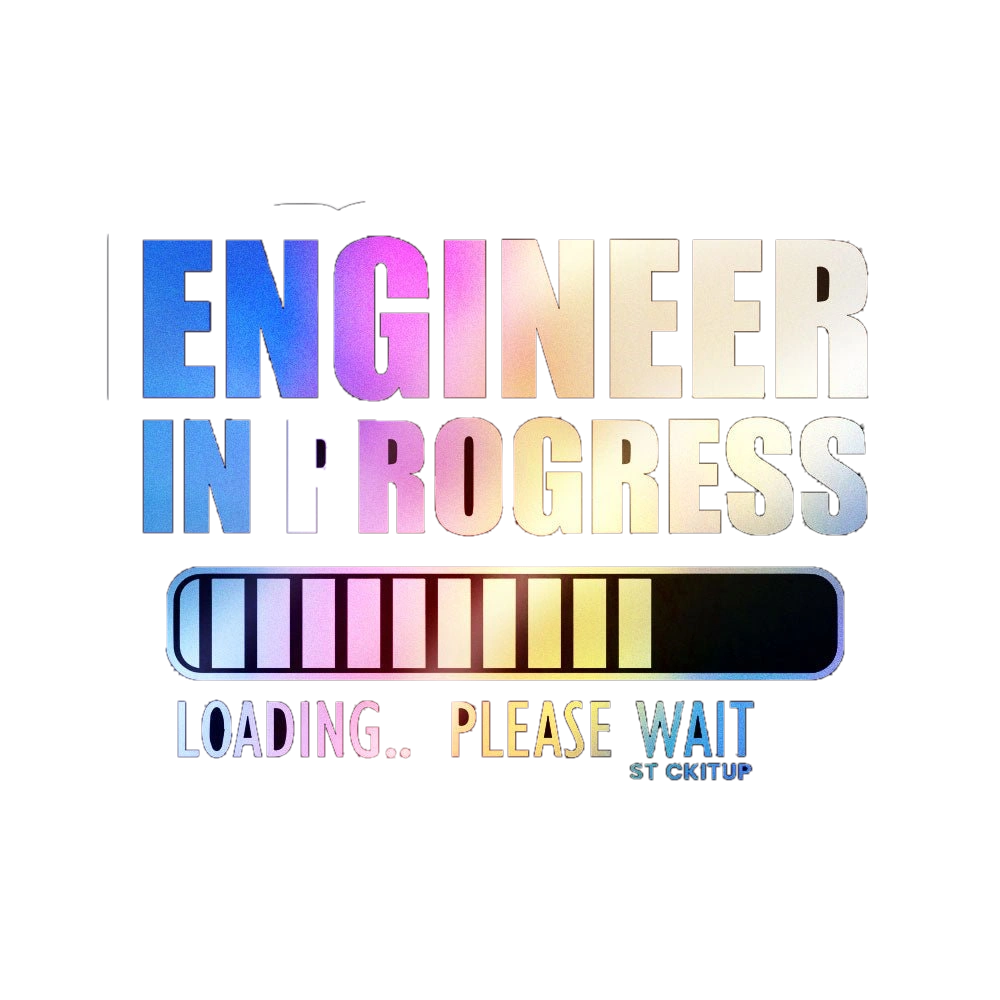 Engineer On Duty Holographic Stickers